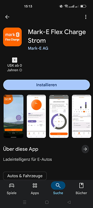 Ein Bild des neuen Flex Charge Tarifes von Mark-E